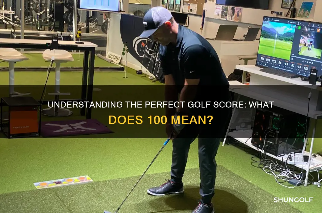 what is 100 in golf