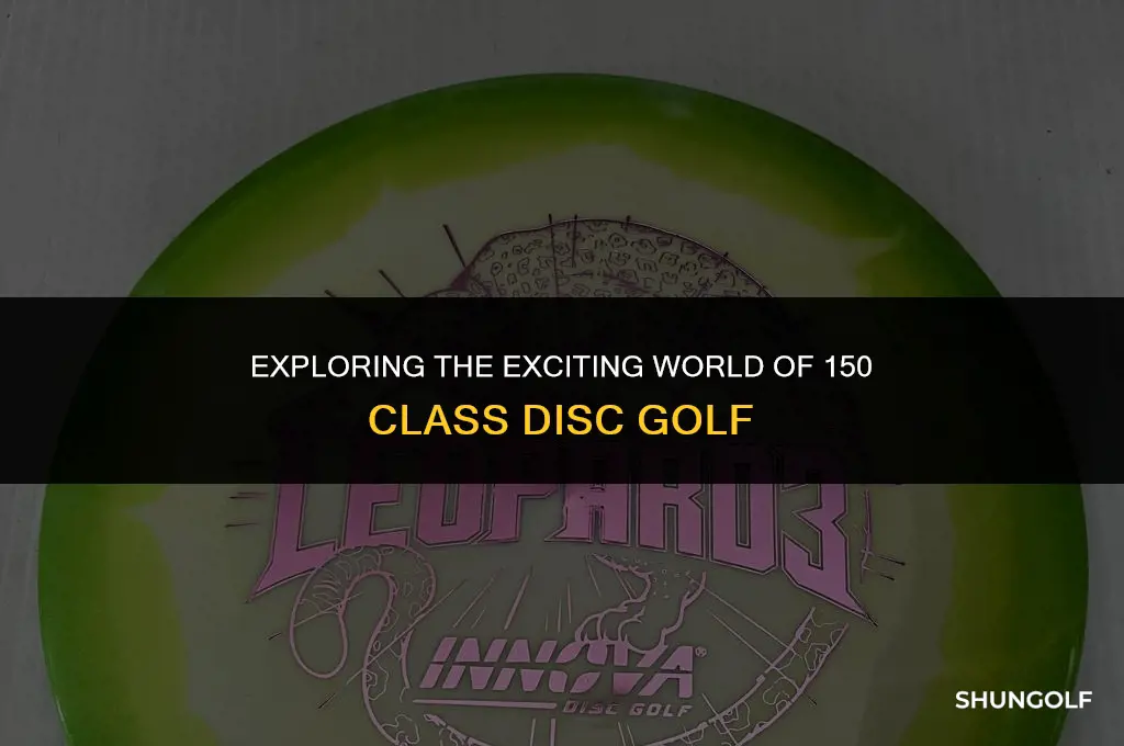 what is 150 class disc golf