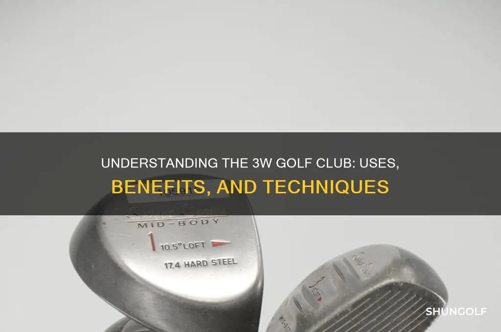 what is 3w in golf