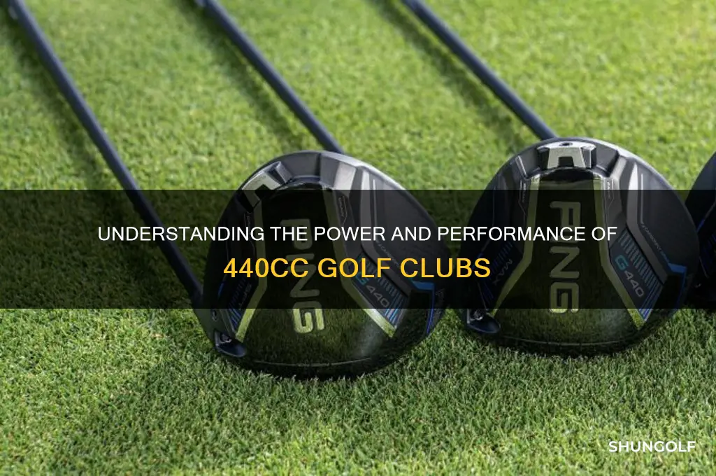 what is 440cc golf club