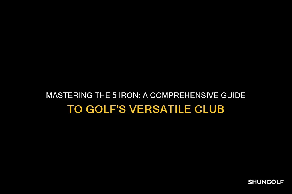 what is 5 iron golf