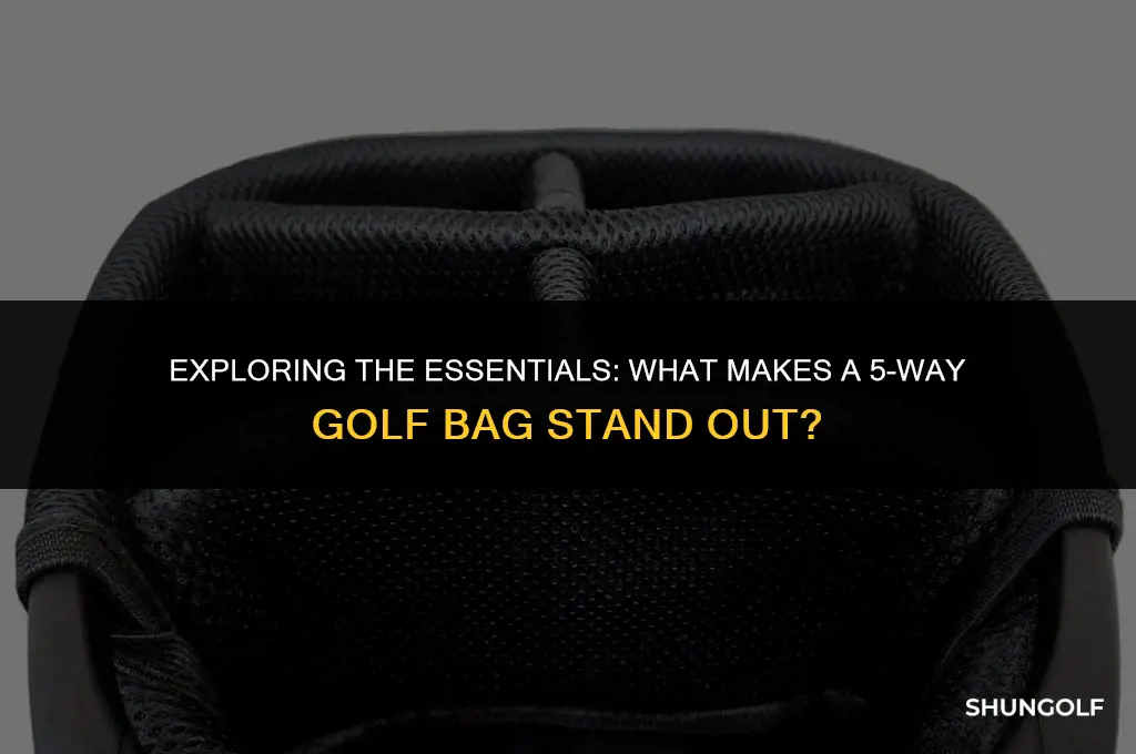 what is 5 way golf bag