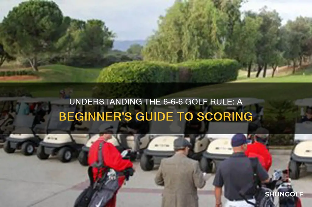 what is 6 6 6 in golf