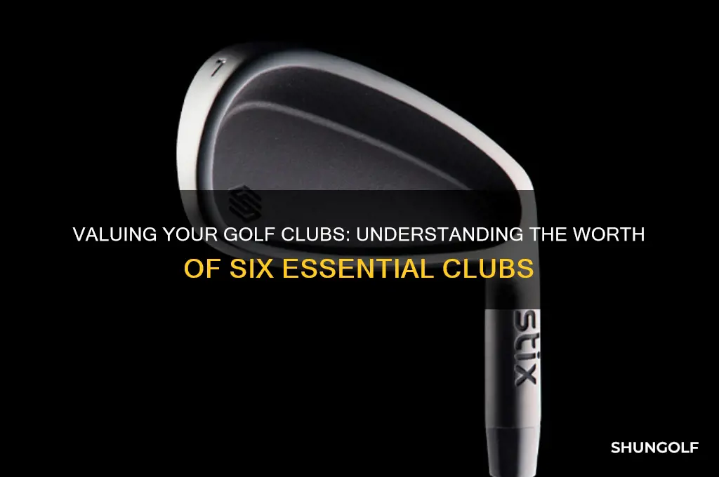 what is 6 golf clubs worth