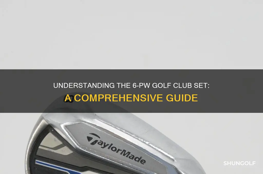 what is 6-pw in golf