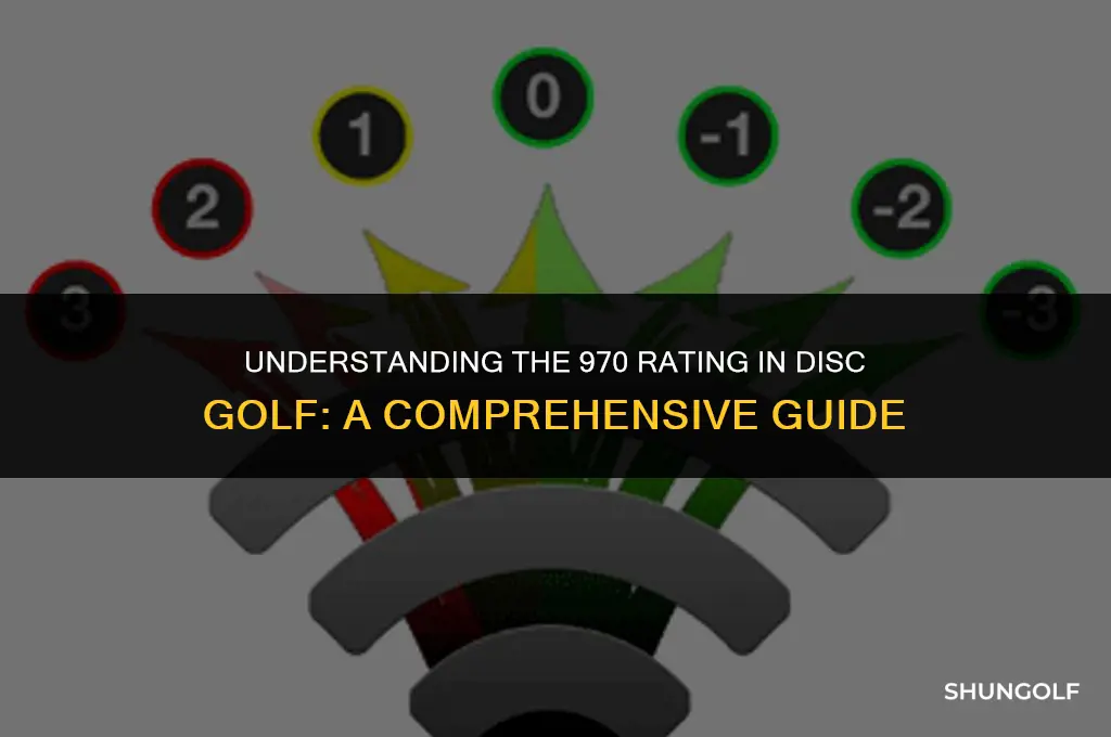 what is 970 rating in disc golf