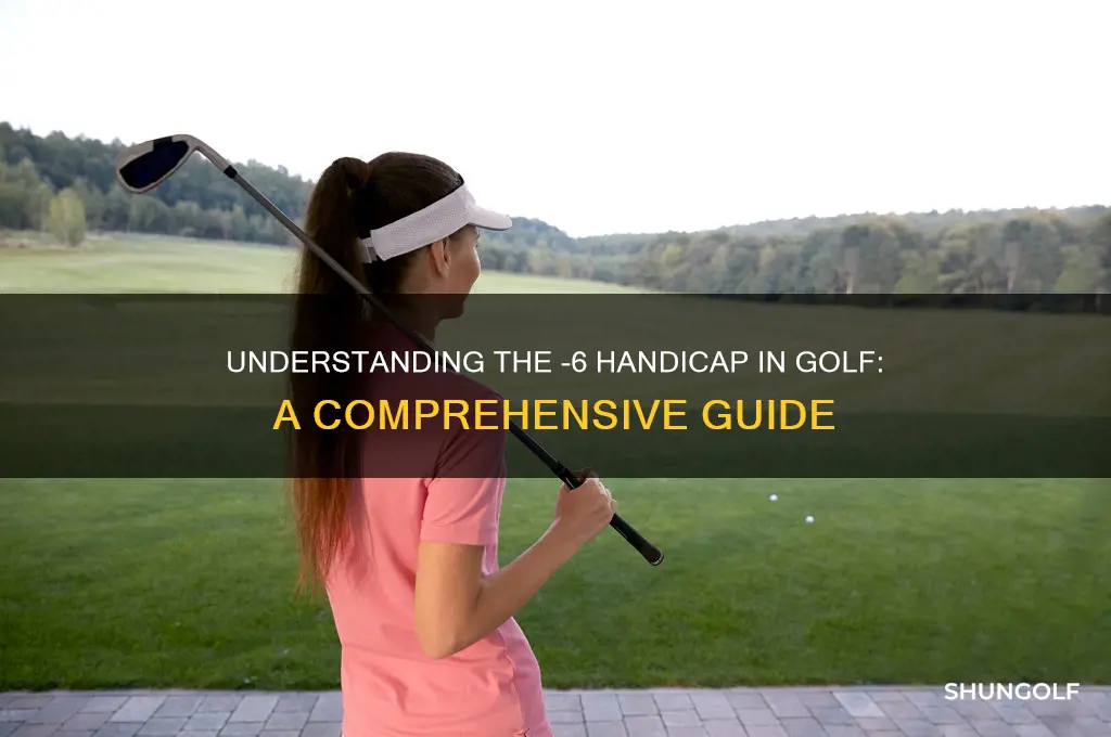 what is a -6 handicap golf