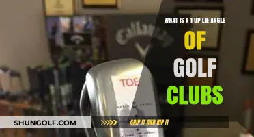 Understanding the 1-Up Lie Angle in Golf Clubs: A Comprehensive Guide