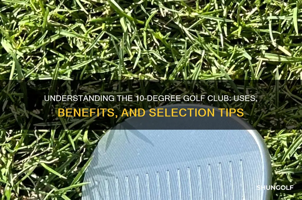 what is a 10 degree golf club