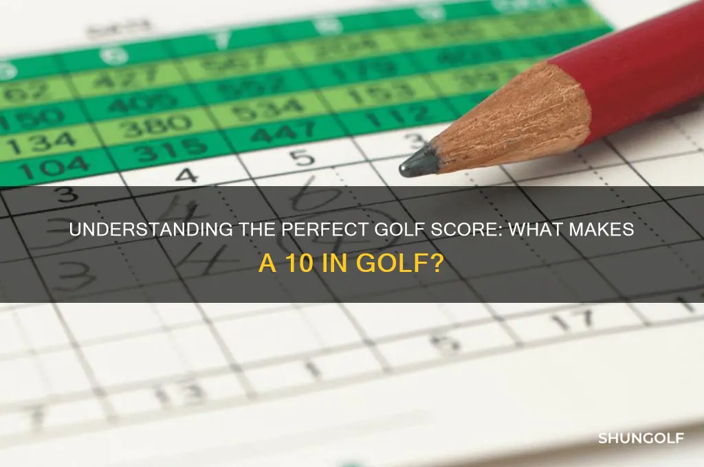 what is a 10 in golf