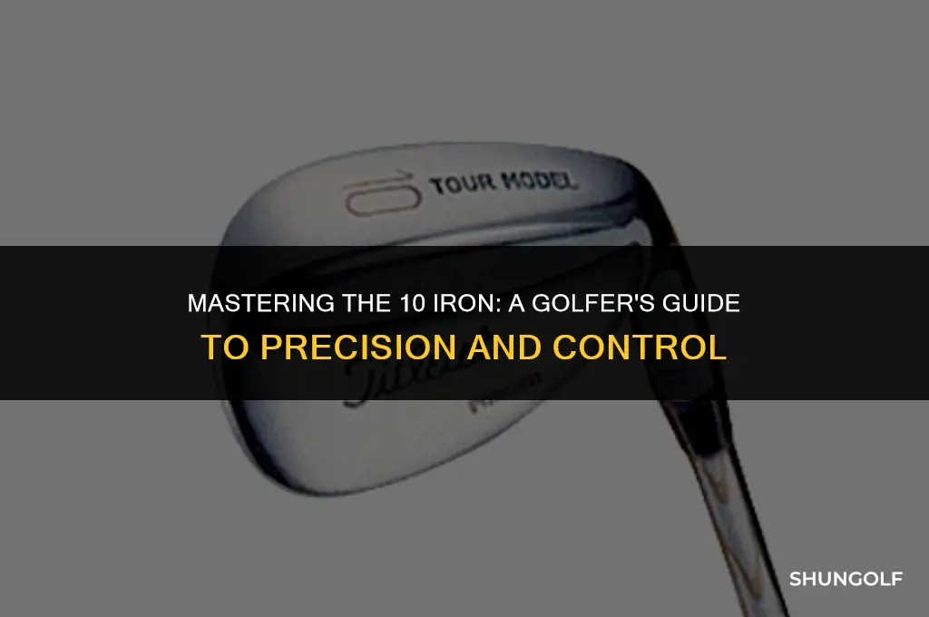 what is a 10 iron used for in golf