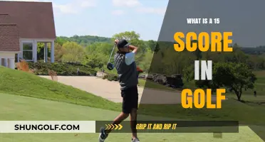 Understanding a 15 Score in Golf: Meaning and Implications