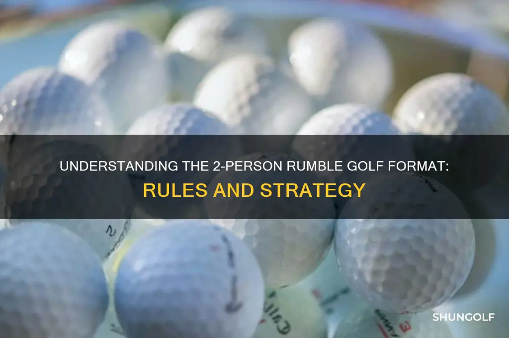 what is a 2 person rumble in golf