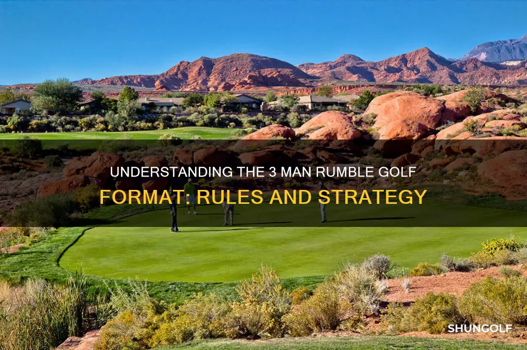 what is a 3 man rumble in golf