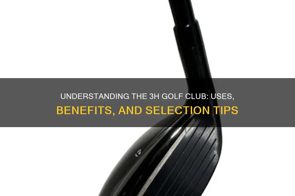 what is a 3h golf club
