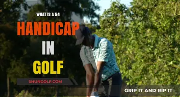 Understanding a 54 Handicap in Golf: Definition, Scoring, and Improvement Tips