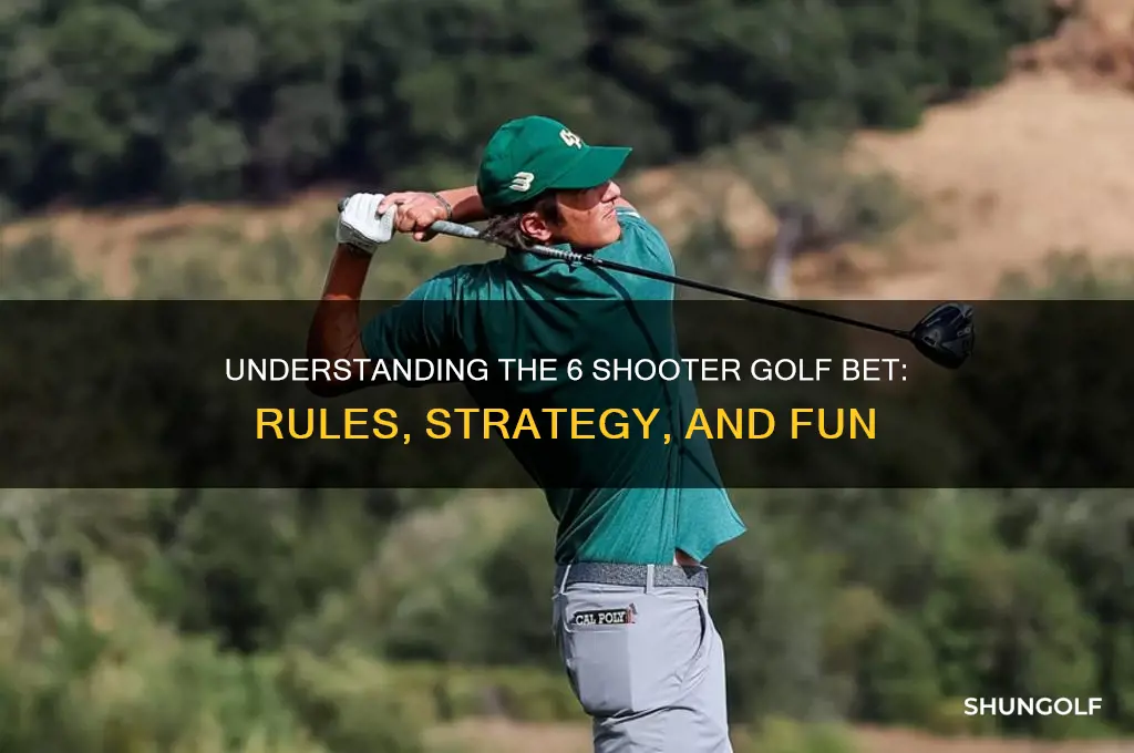 what is a 6 shooter bet in golf