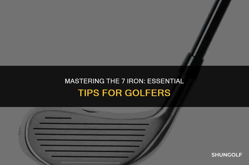 what is a 7 iron used for in golf