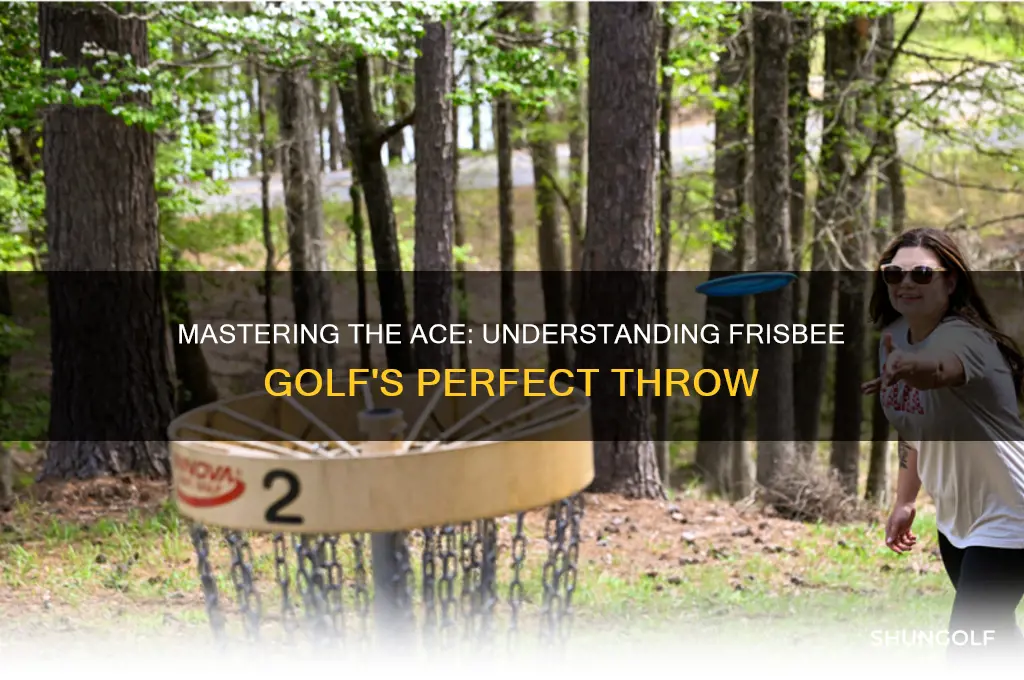 what is a ace in frisbee golf