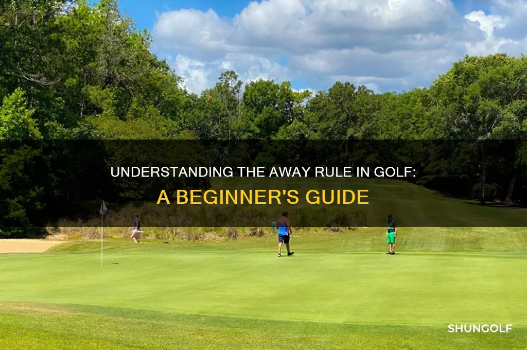 what is a away in golf