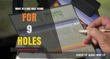 Understanding What Constitutes a Poor 9-Hole Golf Score for Beginners