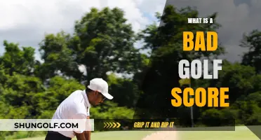 Golf Scores: What's a Bad Score?