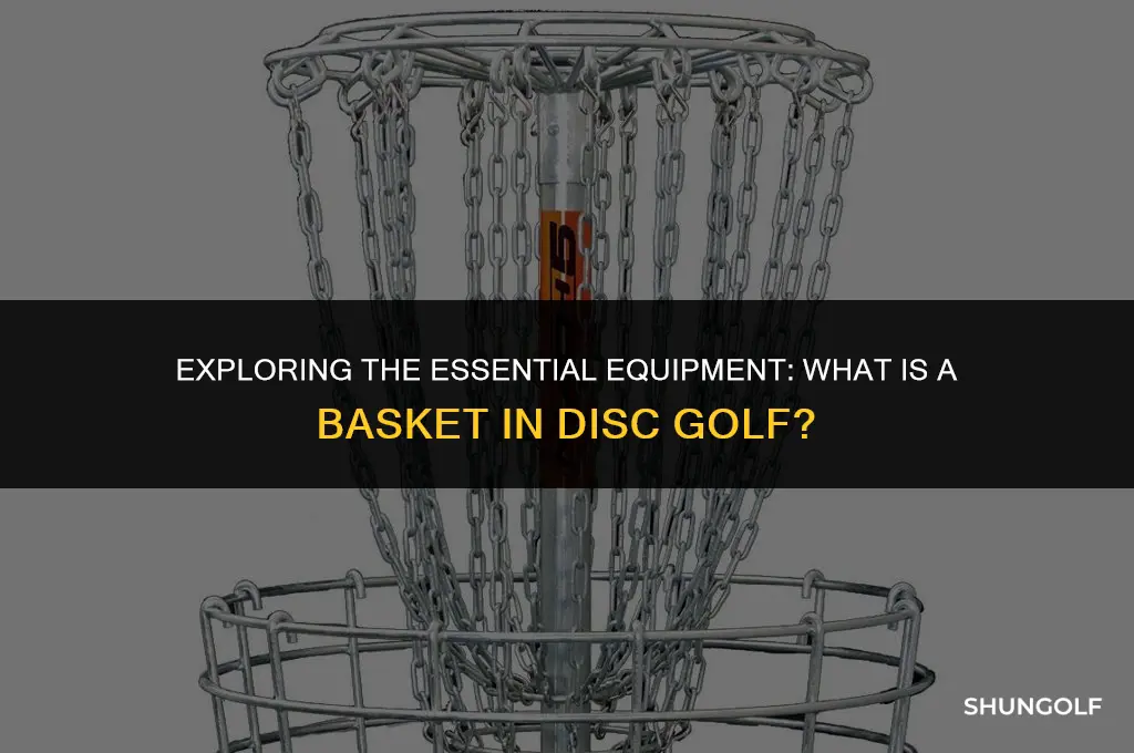 what is a basket in disc golf