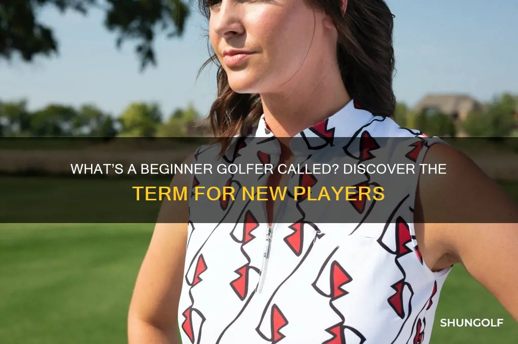 what is a beginner golfer called
