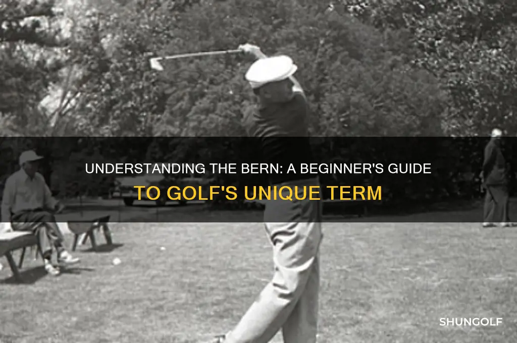 what is a bern in golf