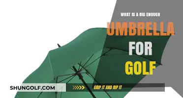Choosing the Perfect Golf Umbrella: Size, Coverage, and Weather Protection