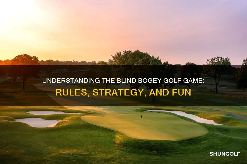 what is a blind bogey golf game