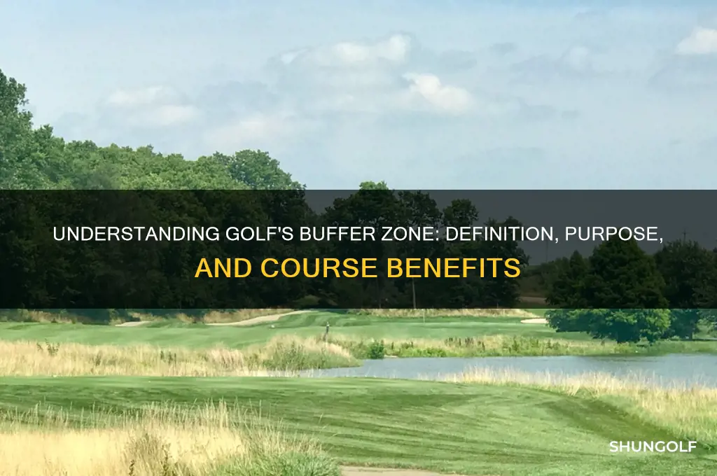 what is a buffer zone in golf