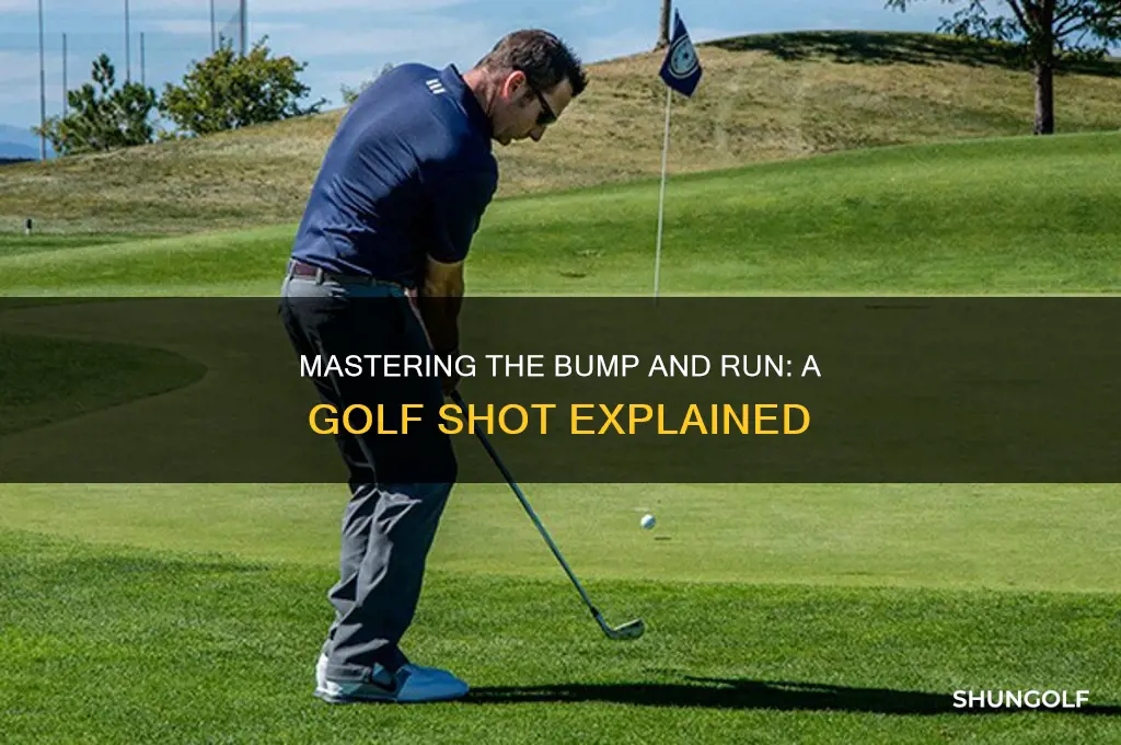 what is a bump and run in golf