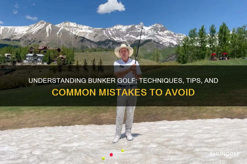 what is a bunker golf