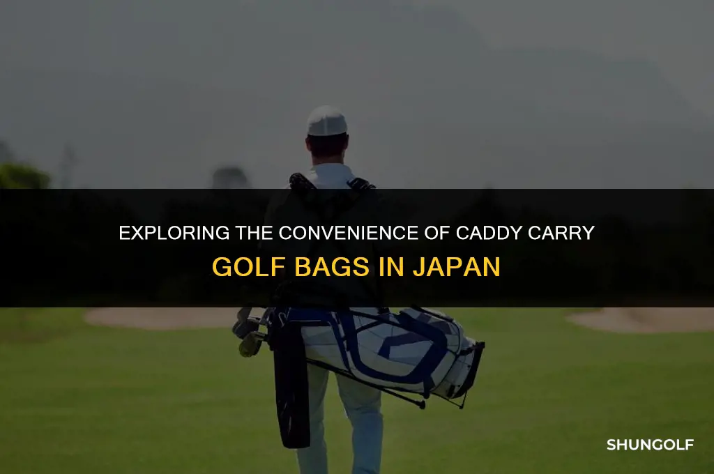 what is a caddy carry golf bag japan