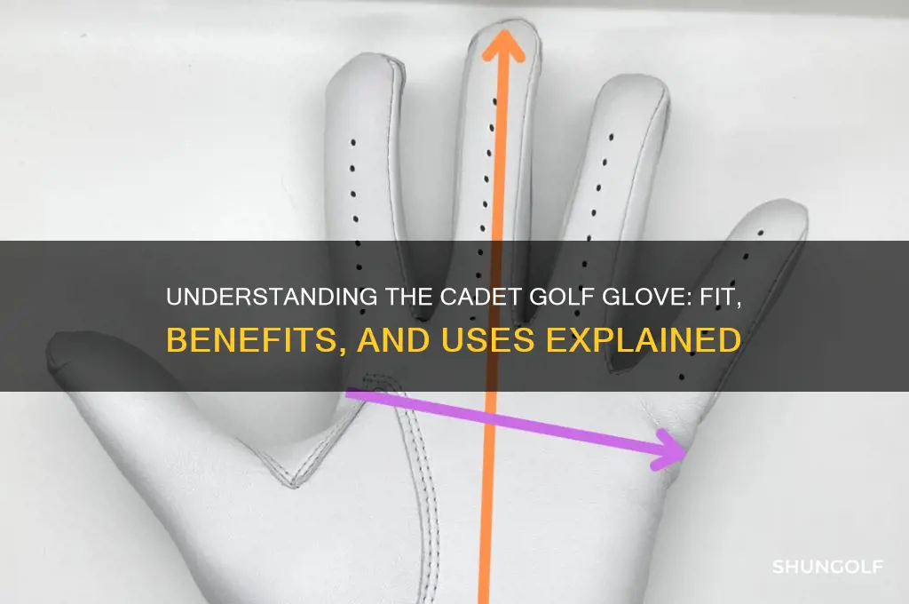what is a cadet glove in golf