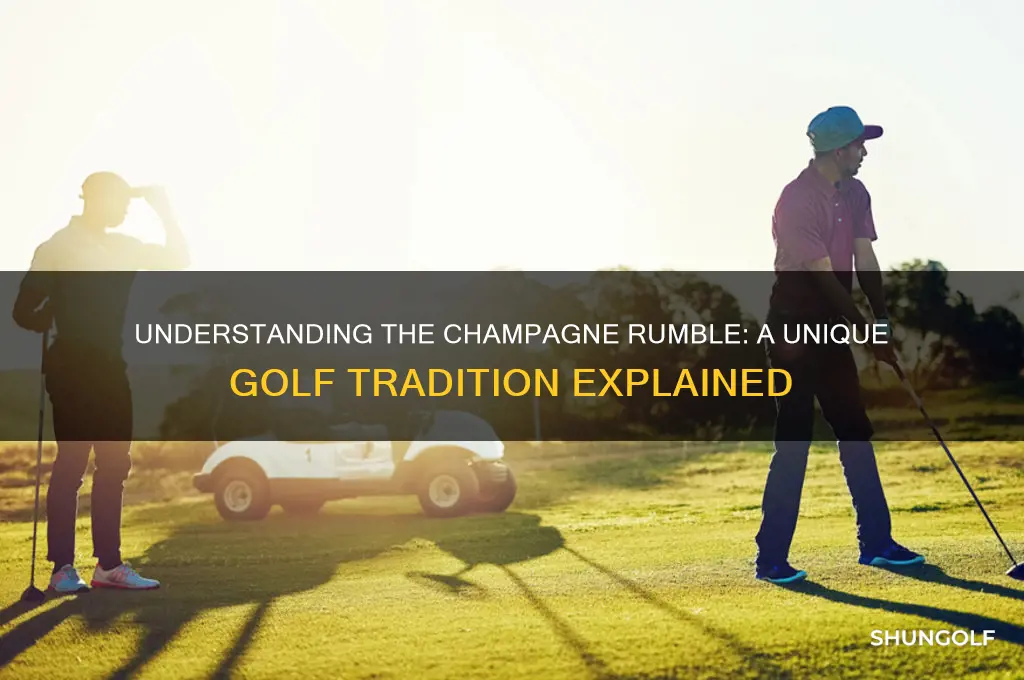 what is a champagne rumble in golf