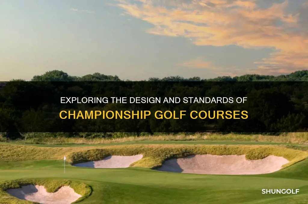 what is a championship golf course