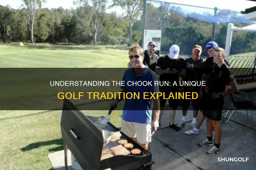 what is a chook run in golf
