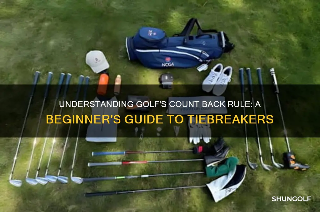 what is a count back in golf