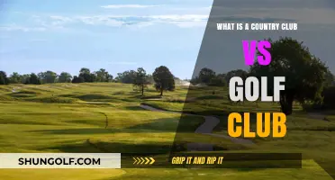 Country Club vs Golf Club: Understanding the Key Differences