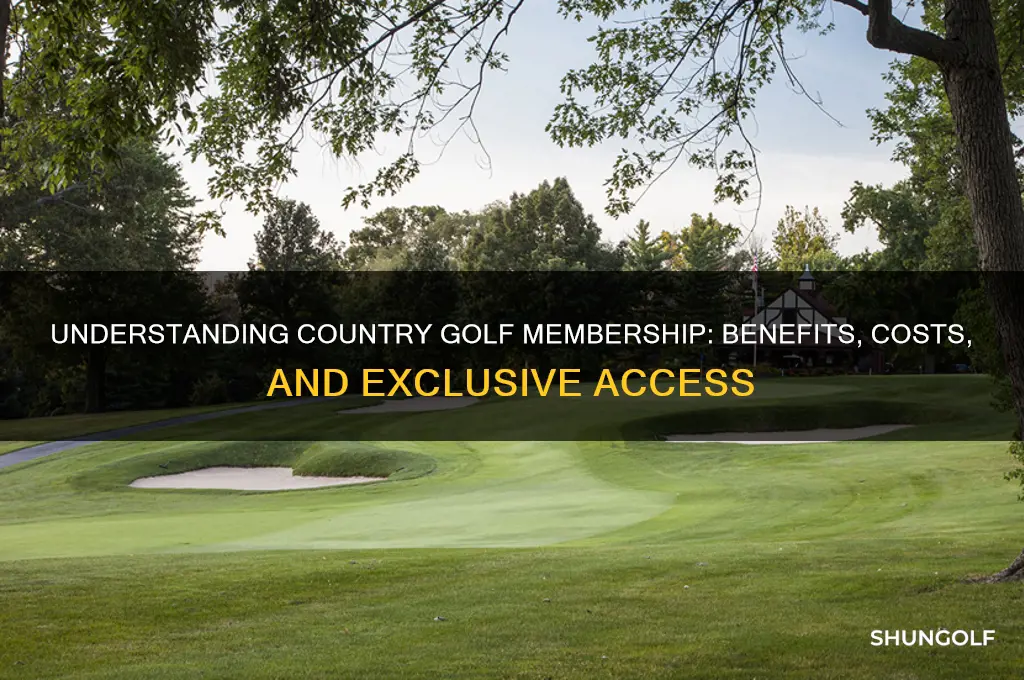 what is a country golf membership