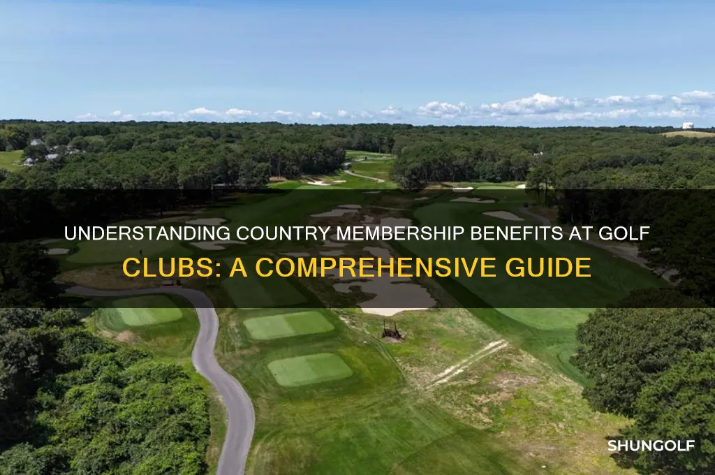 what is a country membership at a golf club