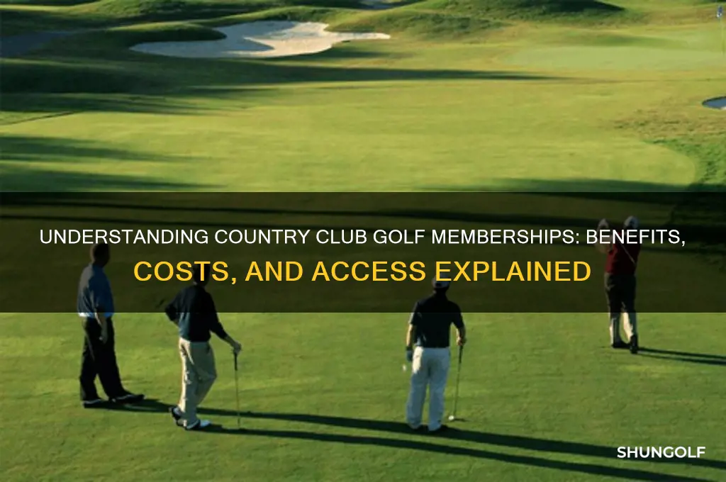 what is a country membership in golf