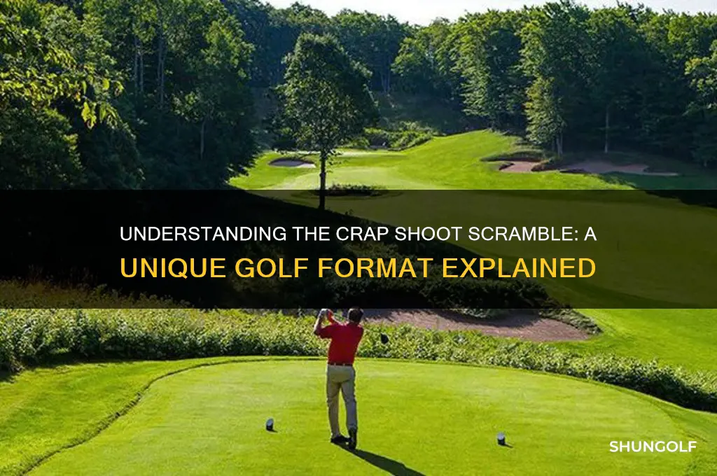 what is a crap shoot scramble in golf