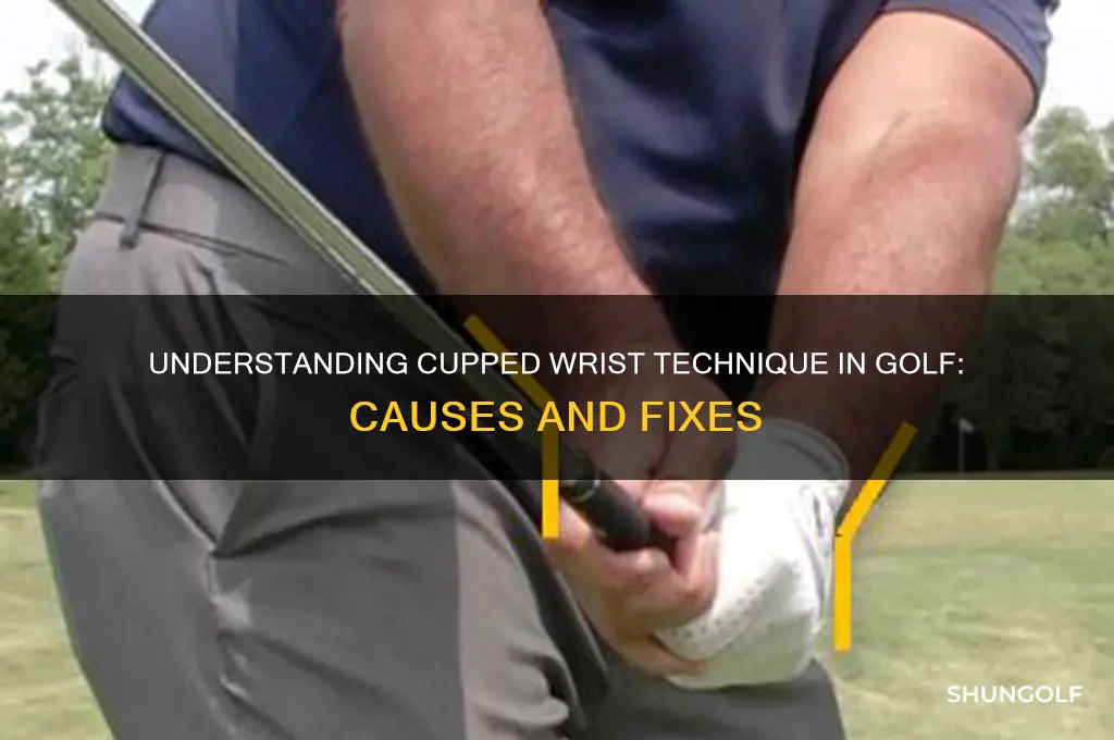 what is a cupped wrist in golf