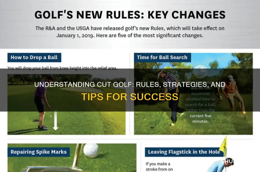 what is a cut golf