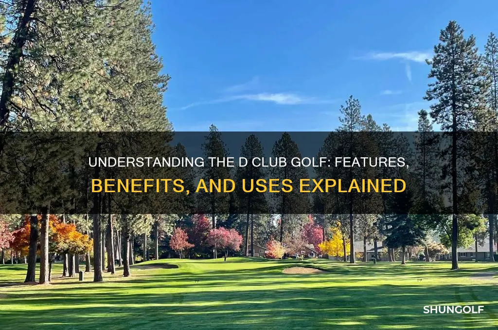 what is a d club golf