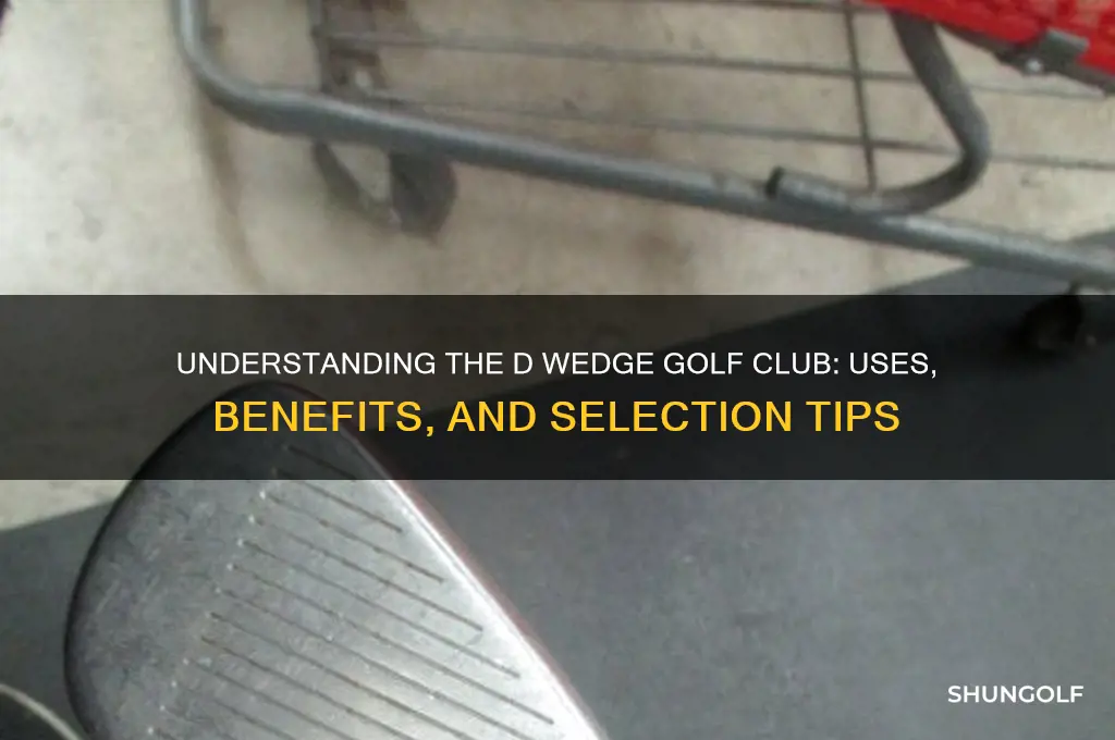 what is a d wedge golf club