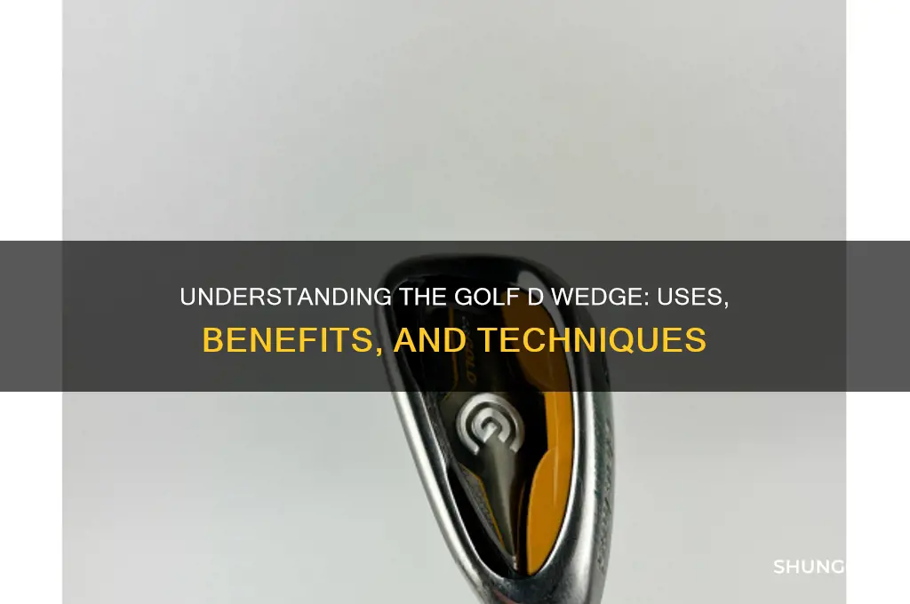 what is a d wedge in golf